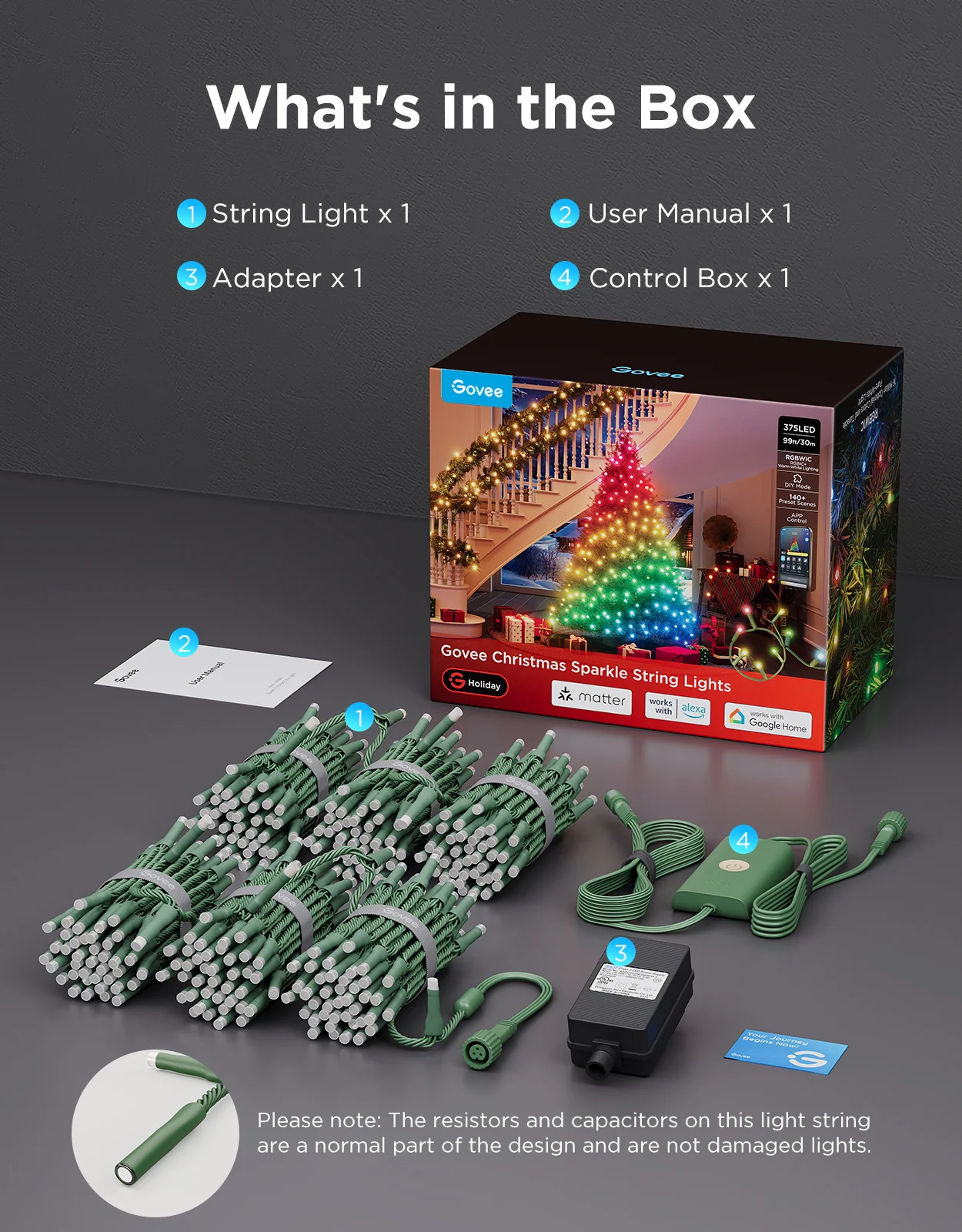 CA-GOVEE Govee Christmas Sparkle String Lights - Image 12