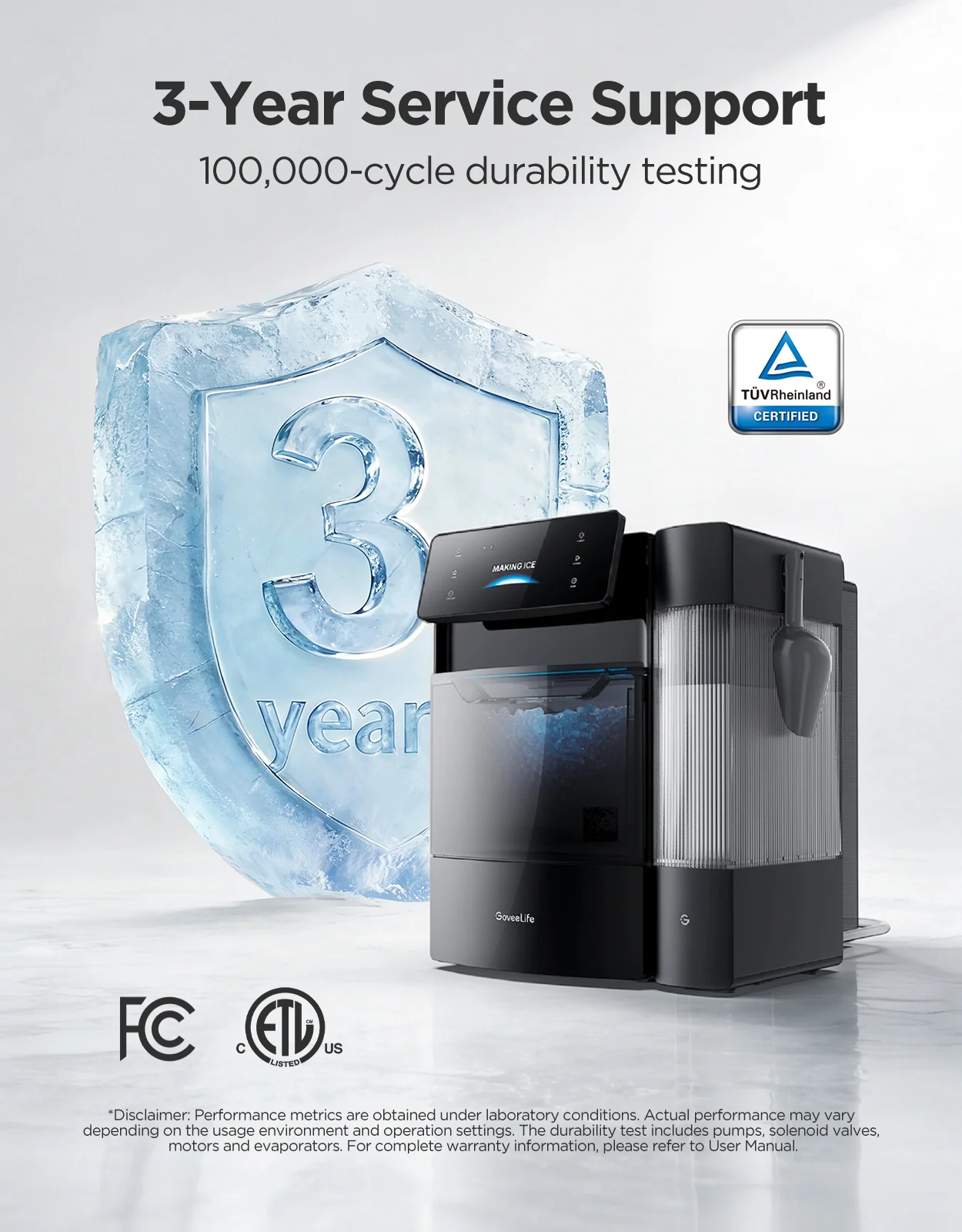 CA-GOVEE GoveeLife Smart Nugget Ice Maker Pro — Can - Image 5