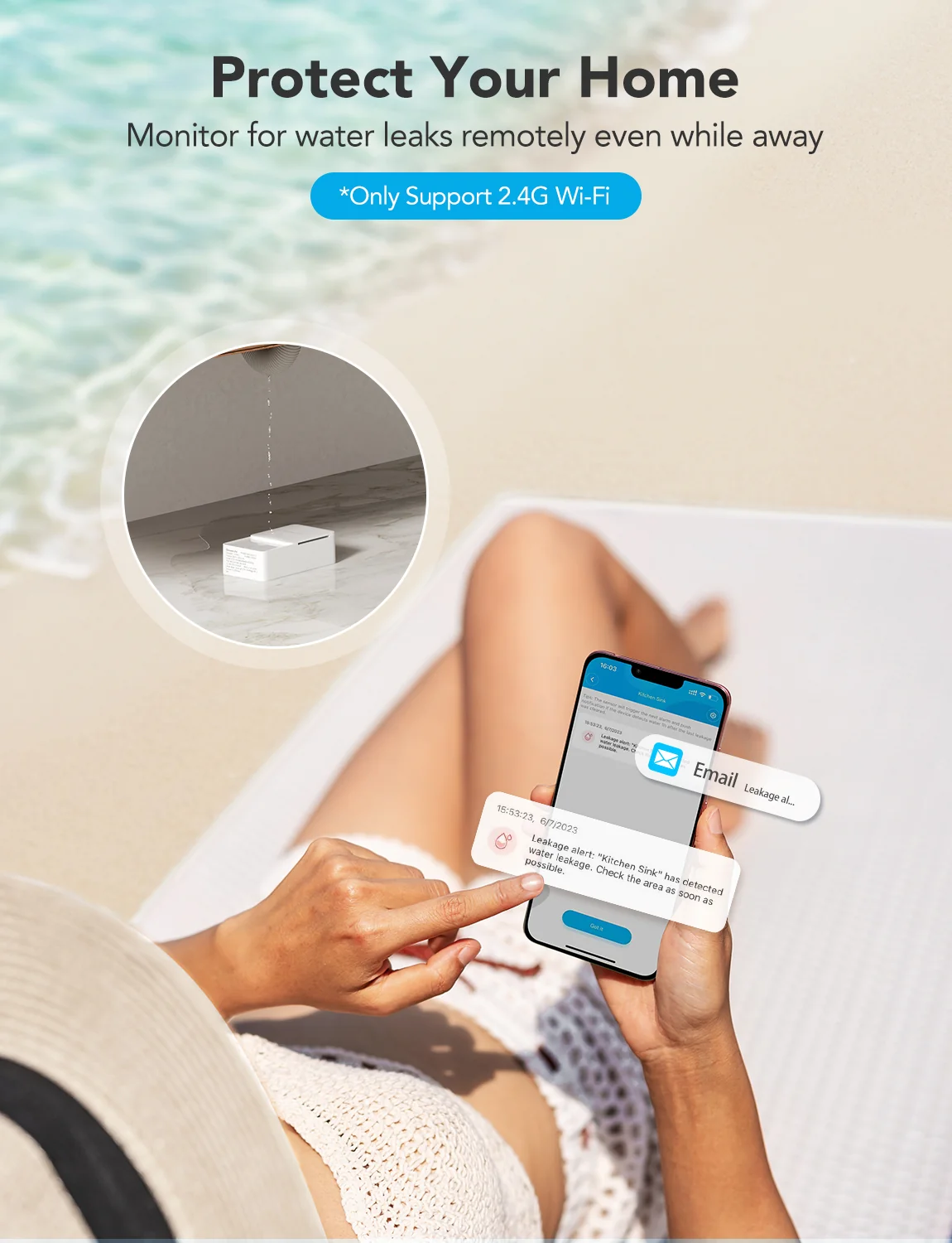 Refurbished GoveeLife Water Leak Detector — Catalog Product - Image 2
