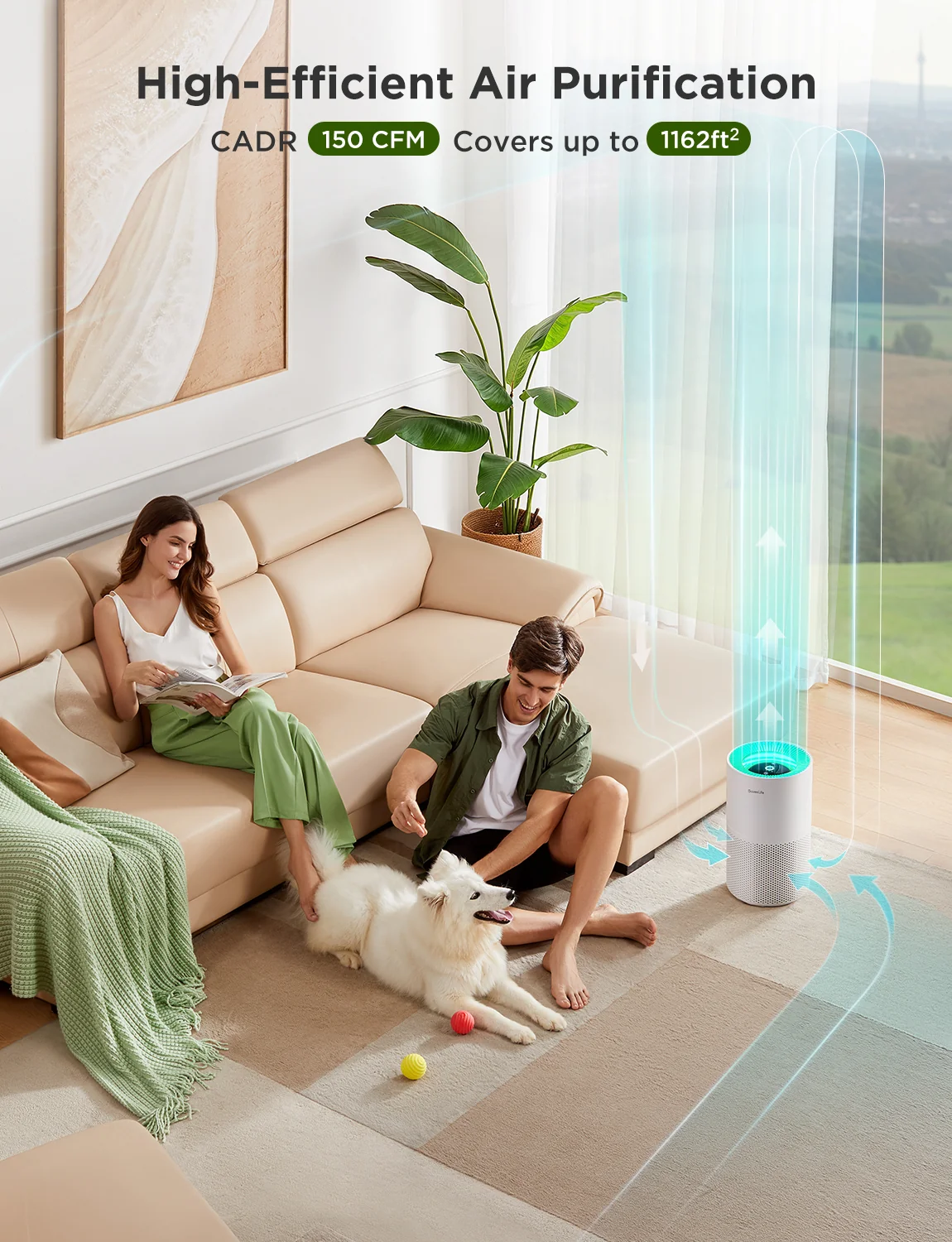 Refurbished GoveeLife Smart Air Purifier 2 Pro — Catalog Product - Image 13