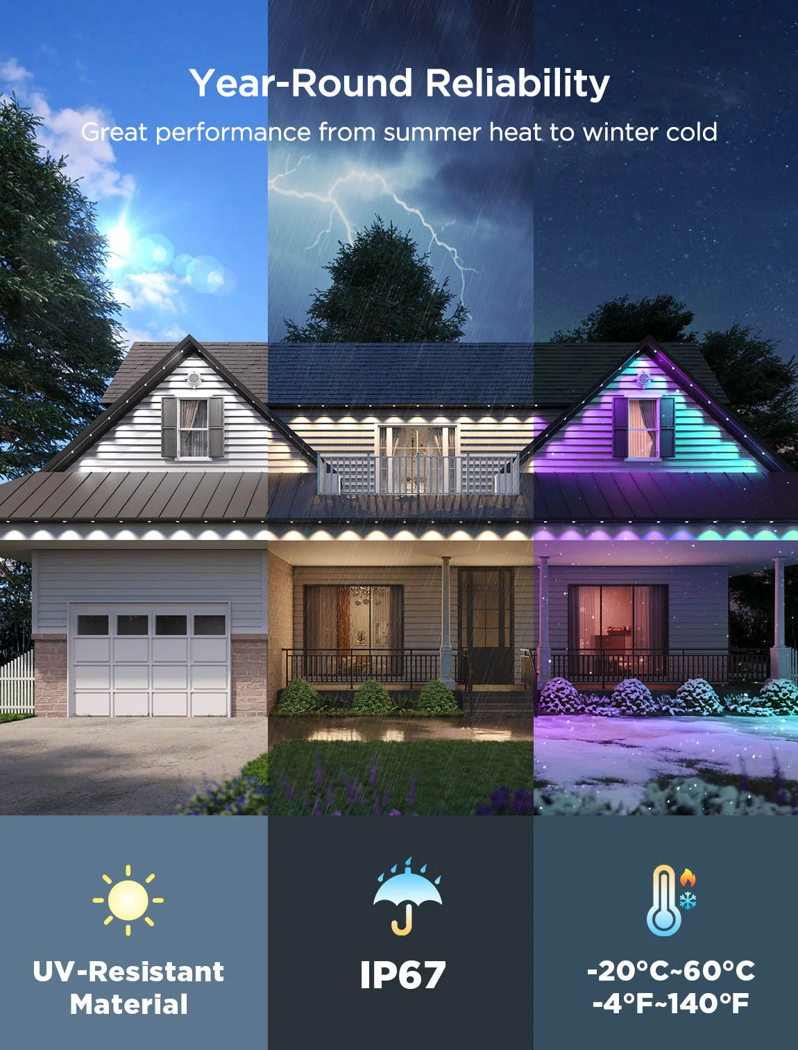 Refurbished The Wild Robot-Themed – Govee Permanent Outdoor Lights 2 - Image 22