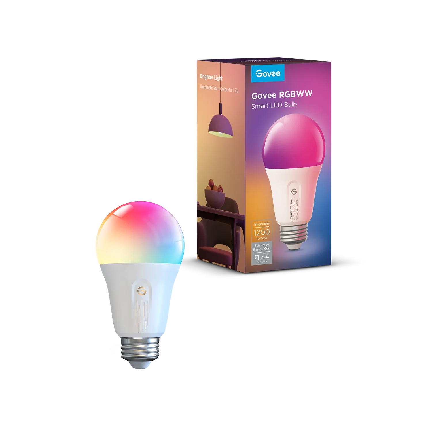 CA-GOVEE Govee Smart RGBWW Light Bulbs 1200 Lumens - Image 19