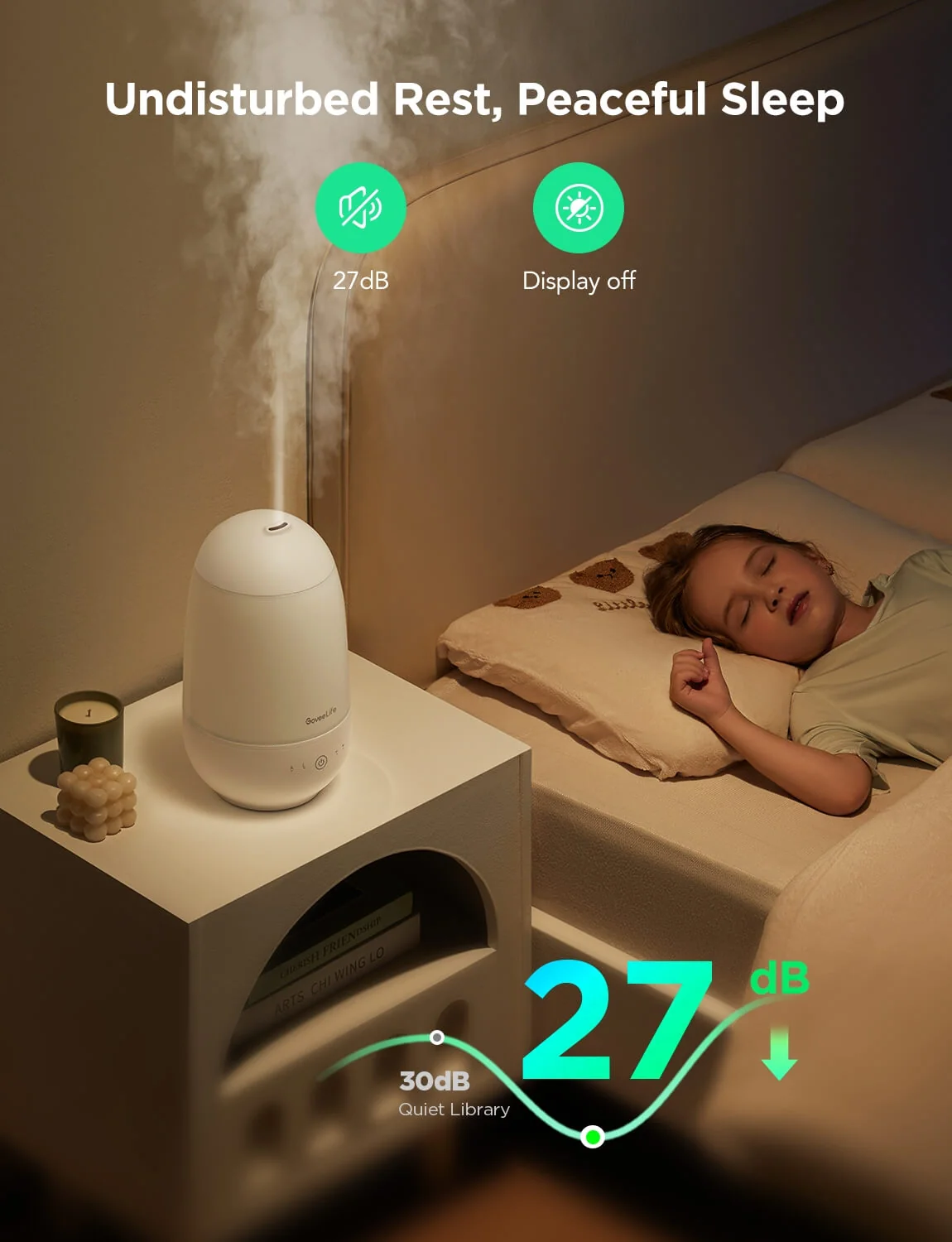 Refurbished Smart Mini Humidifier for Baby Nursery — Catalog Product - Image 4