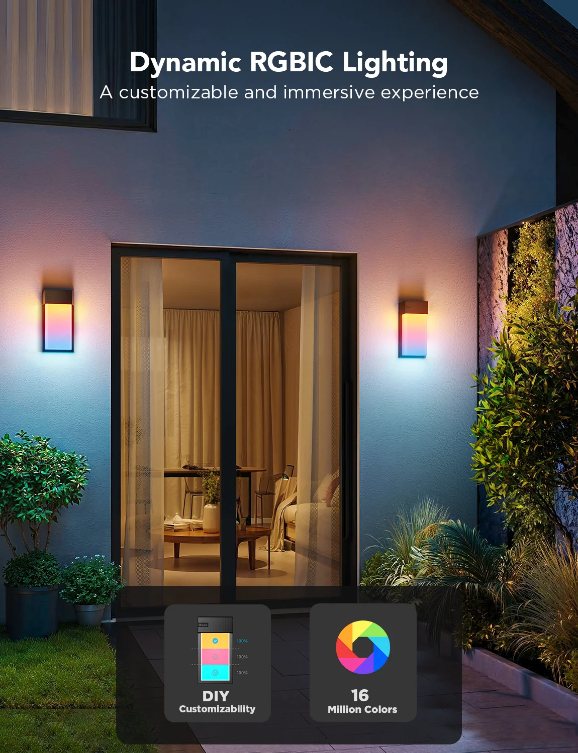 CA-GOVEE Govee Outdoor Wall Light - Image 4