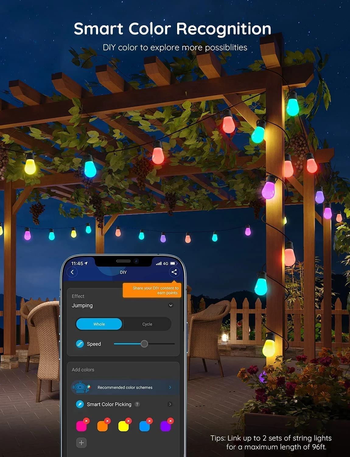 Refurbished Govee Outdoor String Lights - Image 3