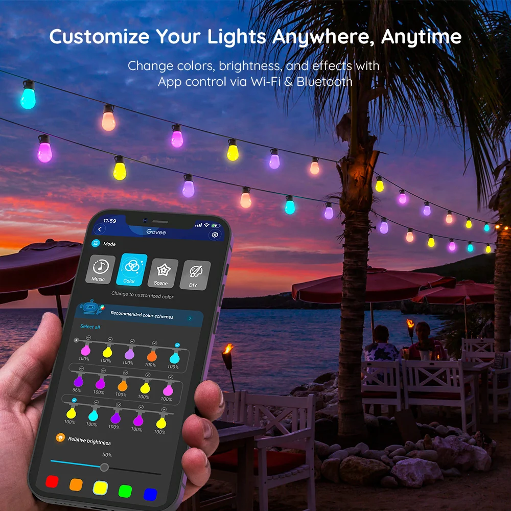 Refurbished Govee Outdoor String Lights - Image 4