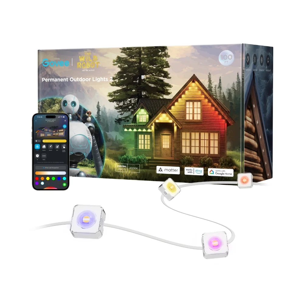 Refurbished The Wild Robot-Themed – Govee Permanent Outdoor Lights 2