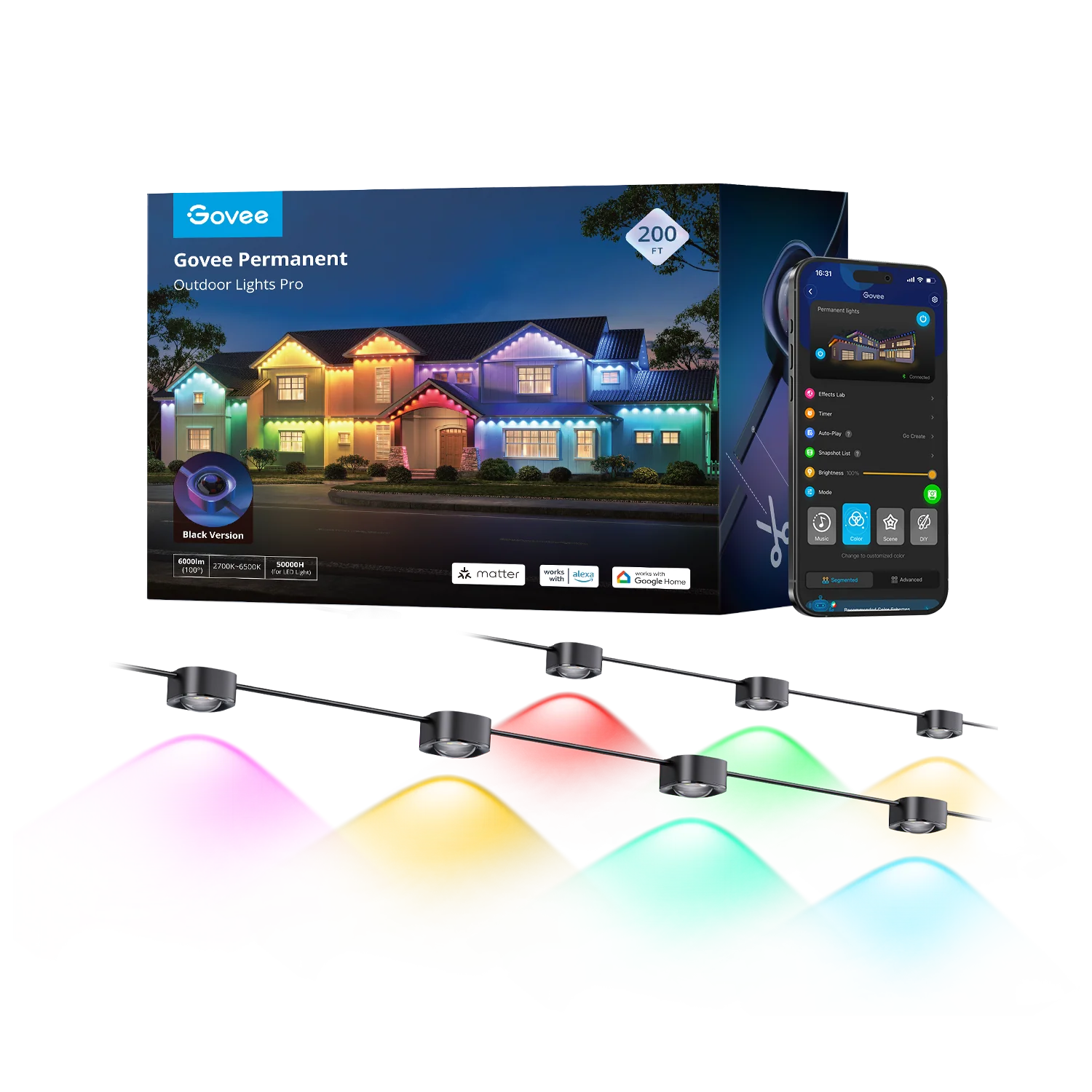 Refurbished Govee Permanent Outdoor Lights Pro