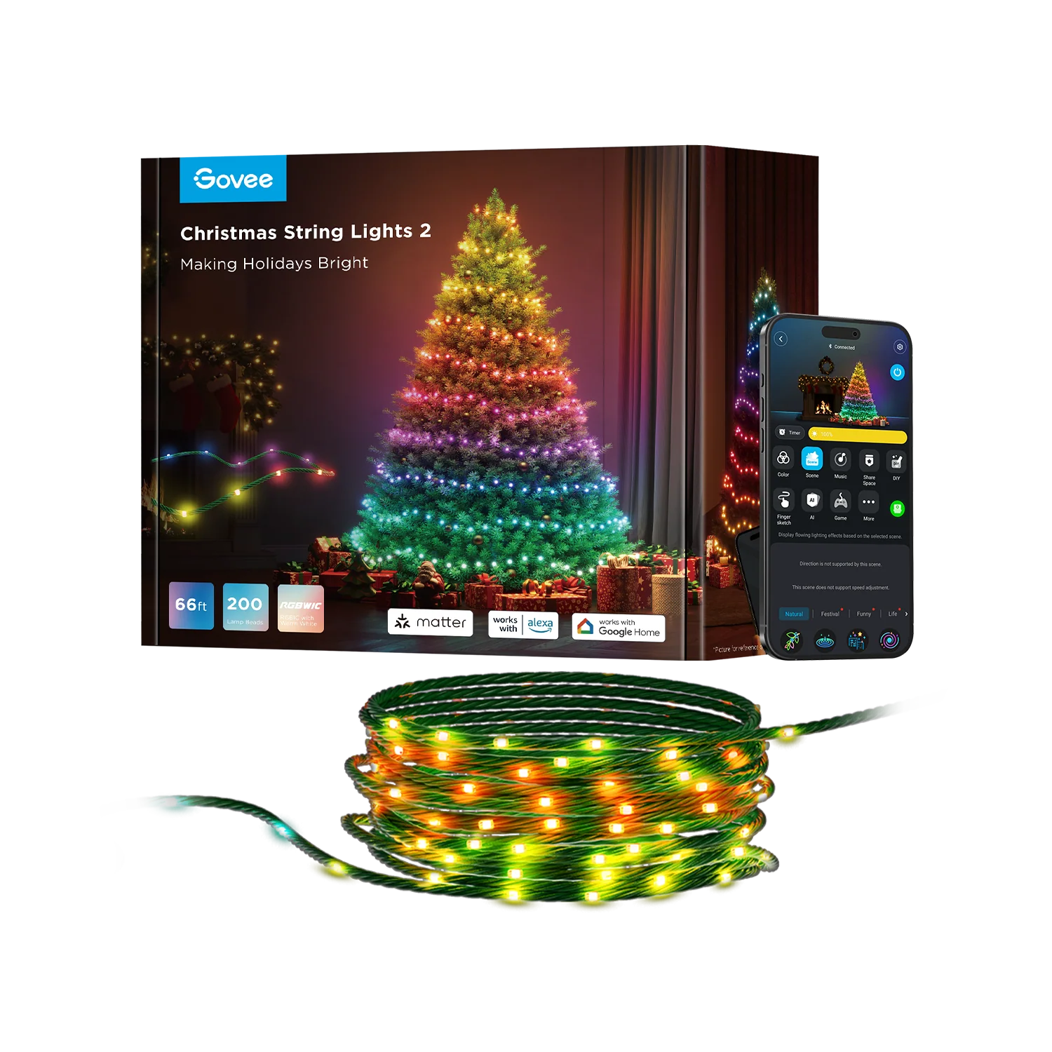 Refurbished Christmas String Lights 2