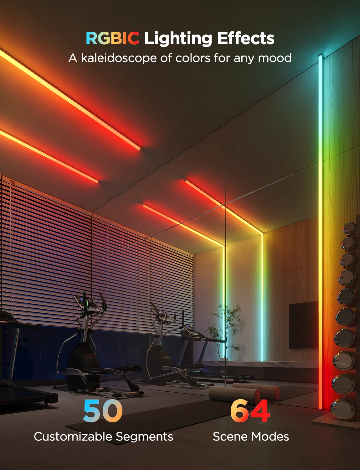 CA-GOVEE Govee RGBIC LED Strip Lights with Covers - Image 3