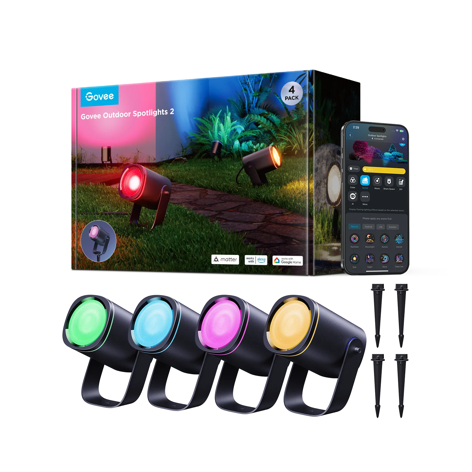 CA-GOVEE Govee Outdoor Spotlights 2 — Catalog Product