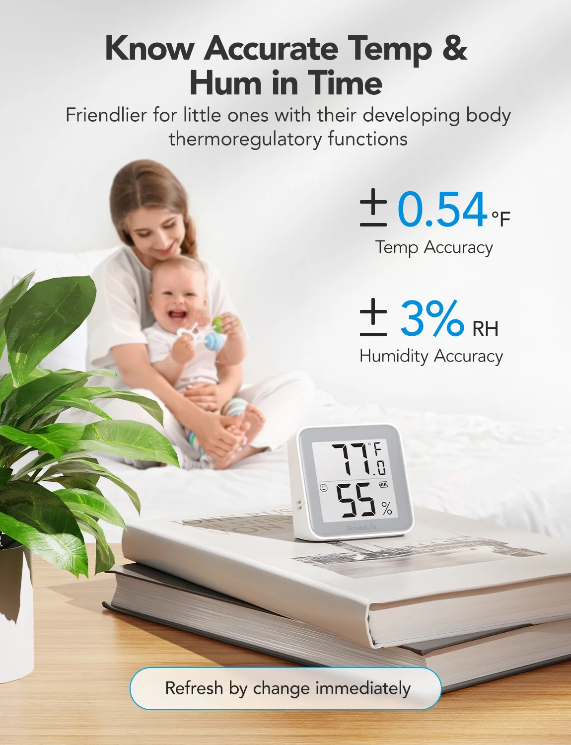 Refurbished GoveeLife Smart Thermo-Hygrometer 2s — Catalog Product - Image 4