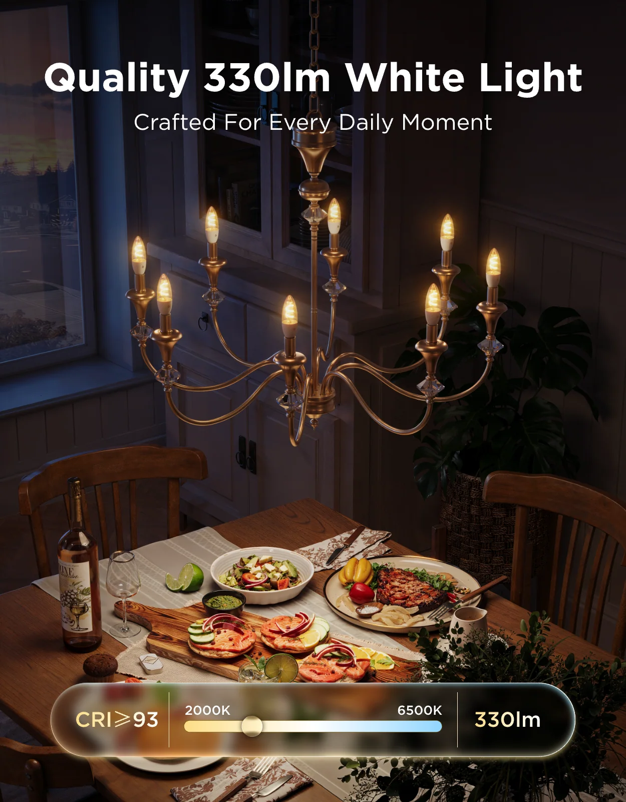 CA-GOVEE Govee E12 Smart Edison Candle Light Bulb 330lm - Image 15