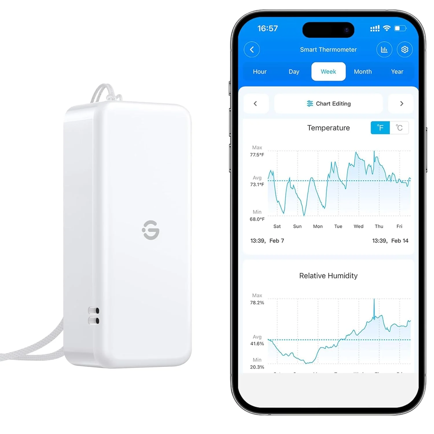 CA-GOVEE GoveeLife Smart Thermo-Hygrometer 2s Lite — Catalog Product - Image 18