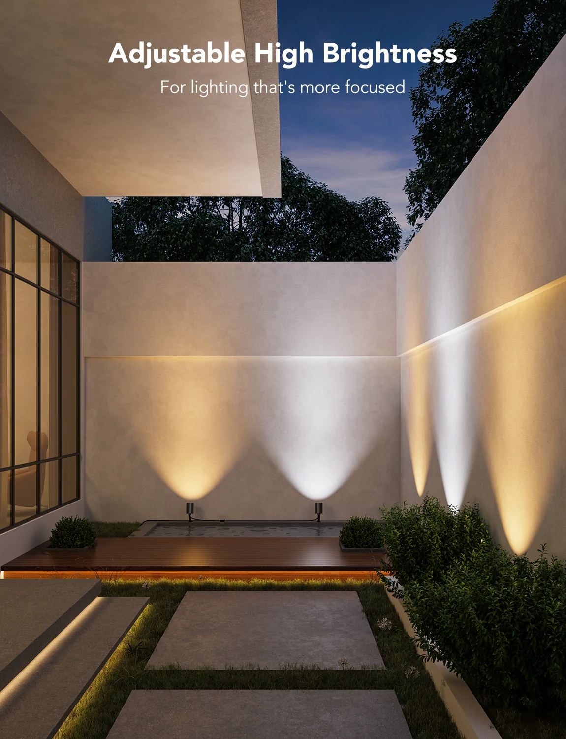 Refurbished Govee Outdoor Spot Lights - Image 3