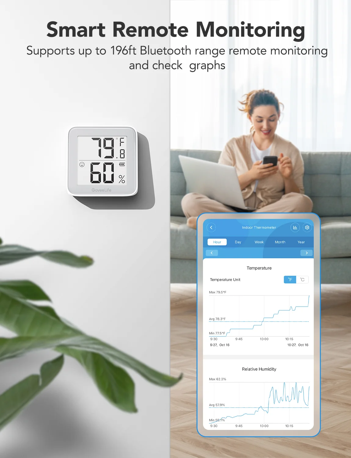 Refurbished GoveeLife Smart Thermo-Hygrometer 2s — Catalog Product - Image 5