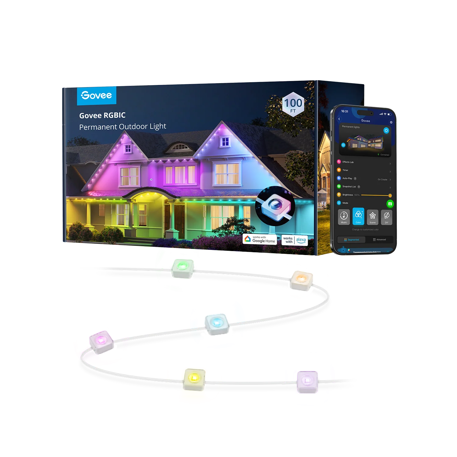 Refurbished Govee RGBIC LED Permanent Outdoor Lights