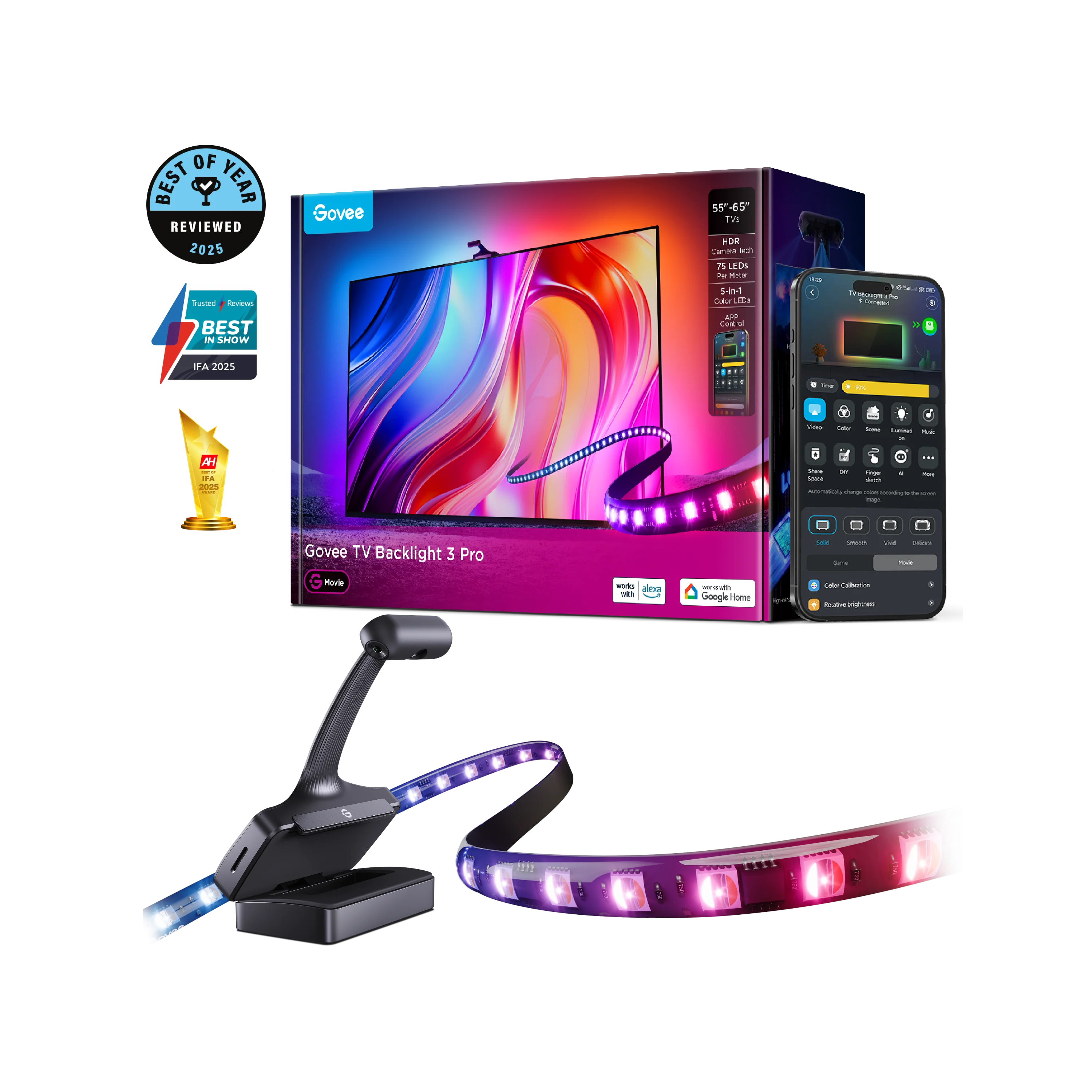 CA-GOVEE Govee TV Backlight 3 Pro — Camera