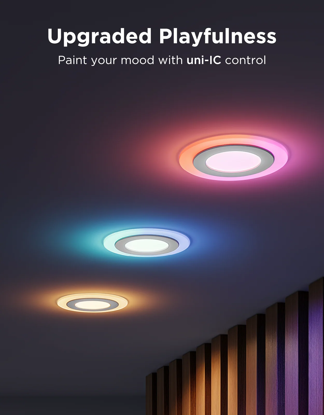 Refurbished Govee 4 Inch Smart Recessed Lights Pro with Night Light - Image 2