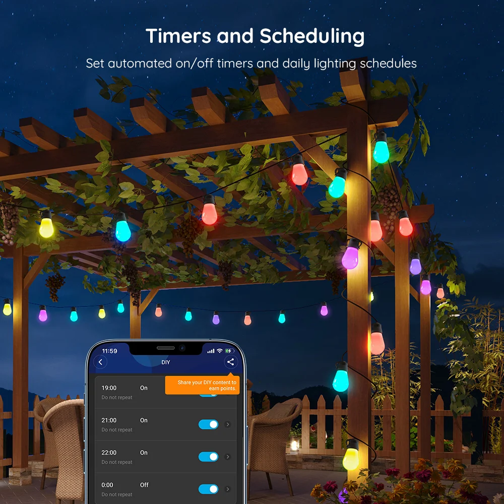 Refurbished Govee Outdoor String Lights - Image 6