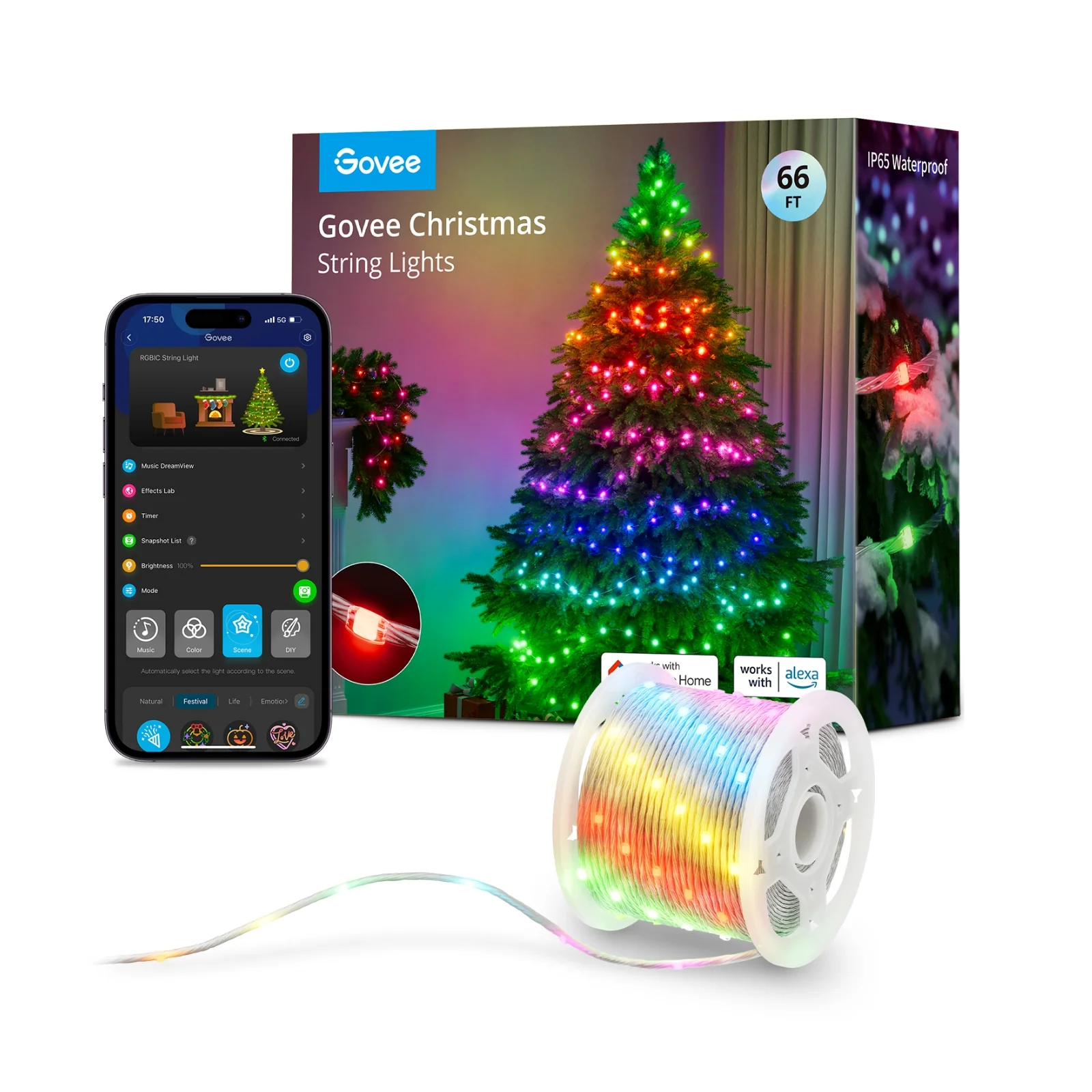 Refurbished Christmas String Lights