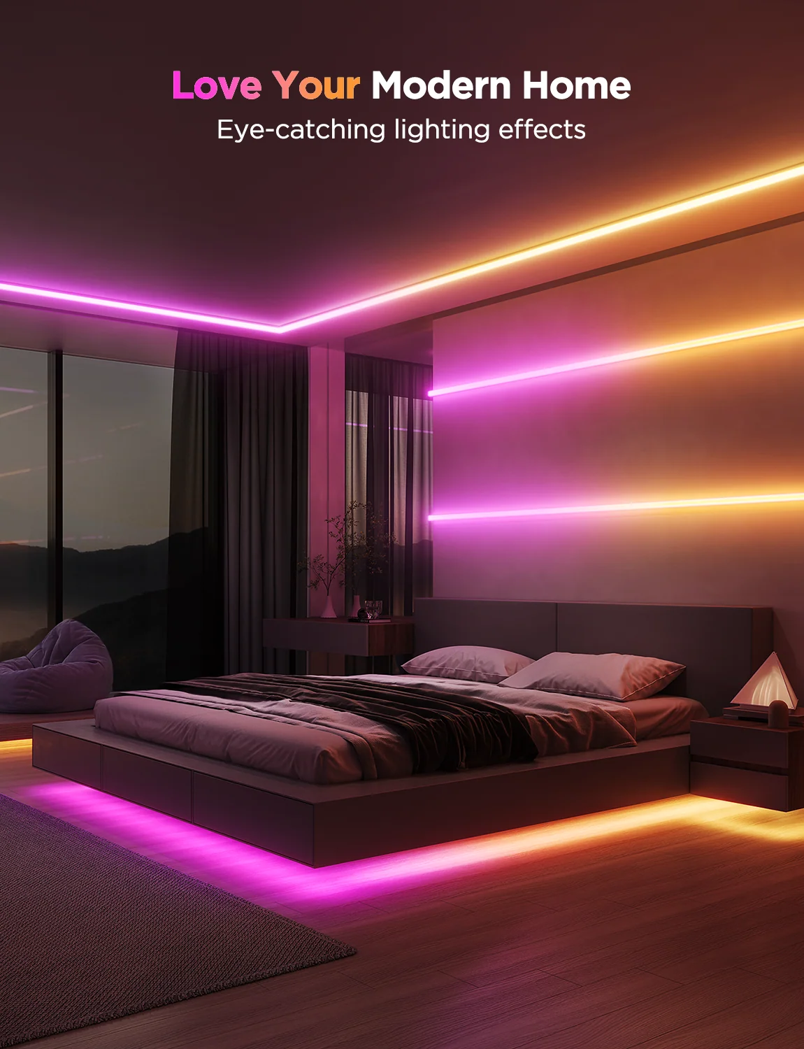 CA-GOVEE Govee RGBIC LED Strip Lights with Covers - Image 6
