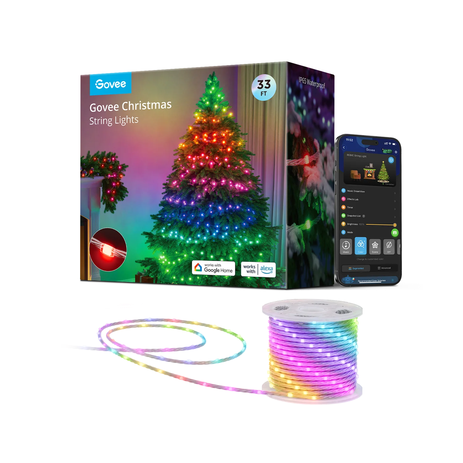 CA-GOVEE Govee Christmas String Lights
