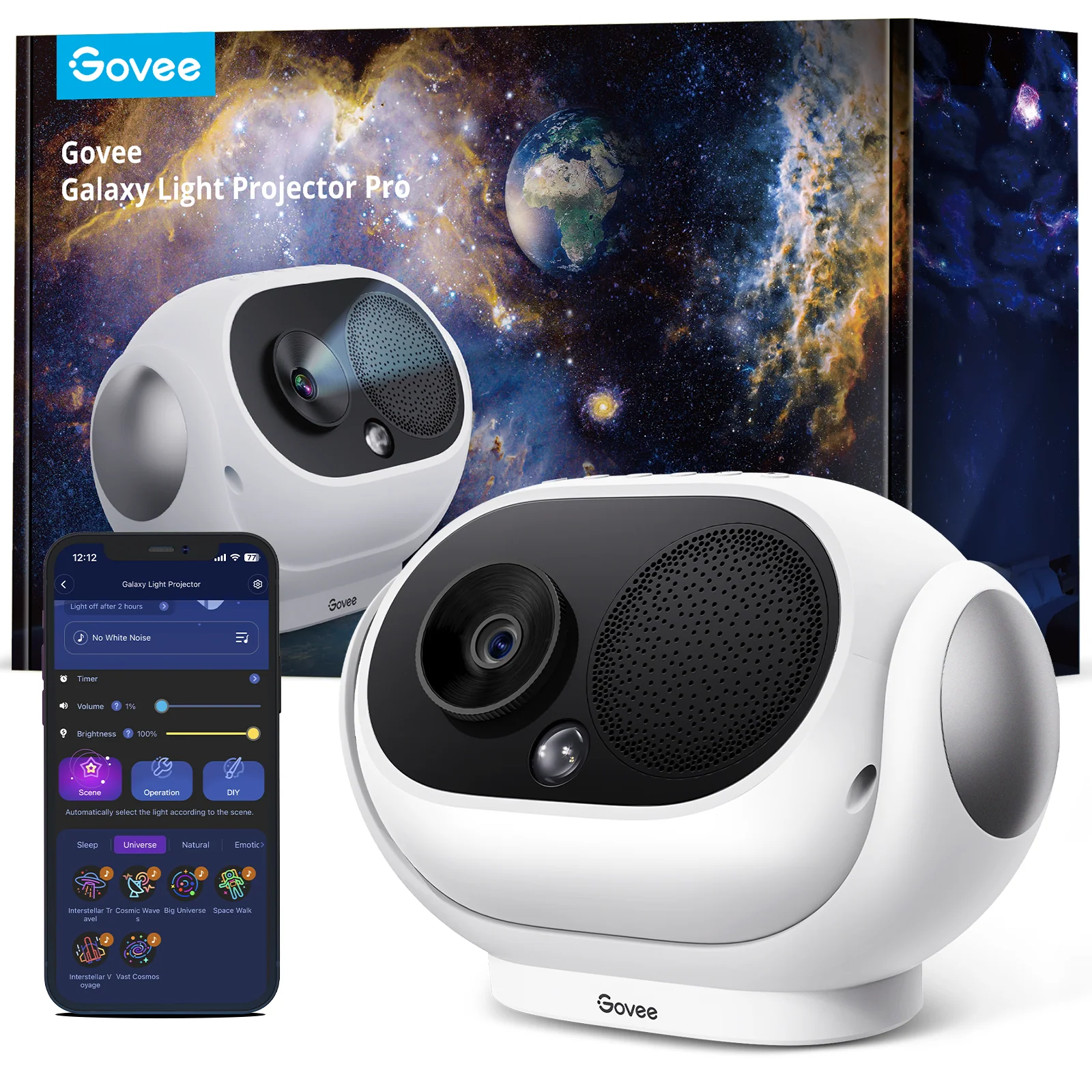Refurbished Govee Galaxy Light Projector Pro - Image 8